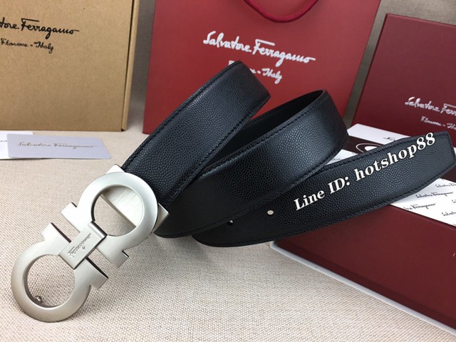 菲拉格慕男士皮帶 Ferragamo雙面牛皮休閒腰帶  jjp1023